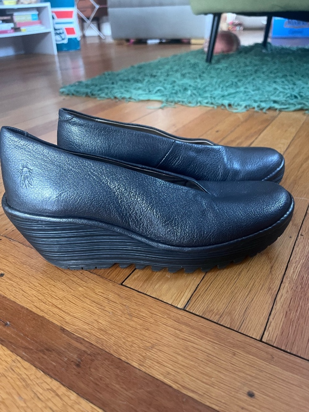 Fly London grey, size 40 (size 9 US)